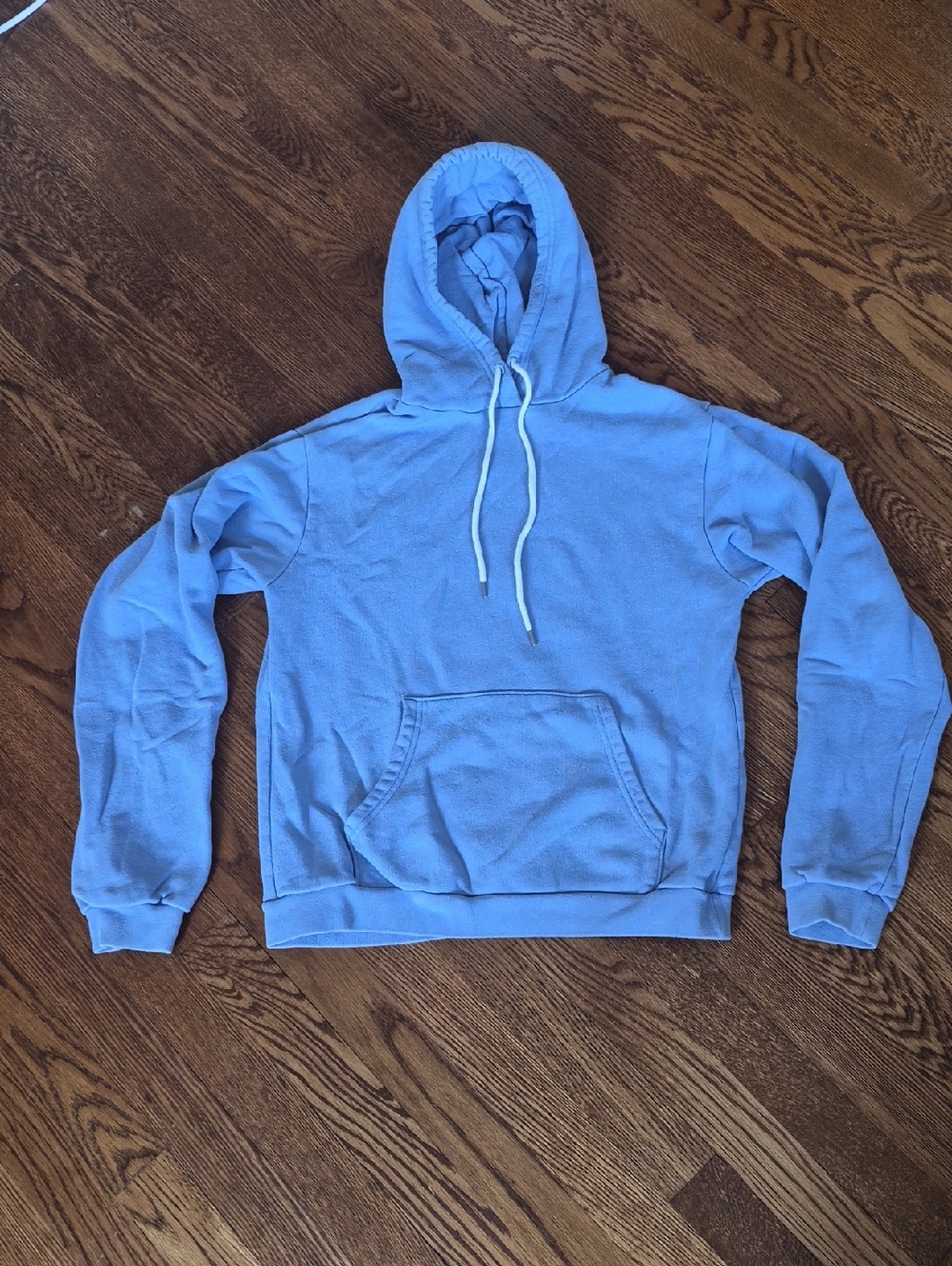 John Elliott Blue Hooded Sweatshirt, Size 0 (XS)